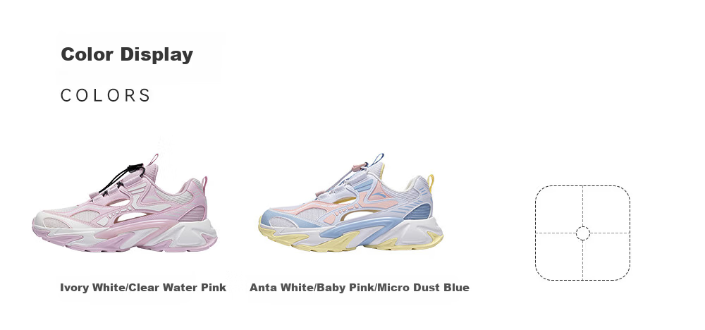 Anta Kids Boys Sandals 2026 Summer Outdoor Breathable Non-slip Water Shoes Frame Shoes A12626976 56